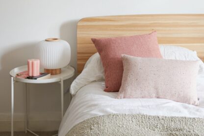 Pink Textured Fleck Midi Cushion